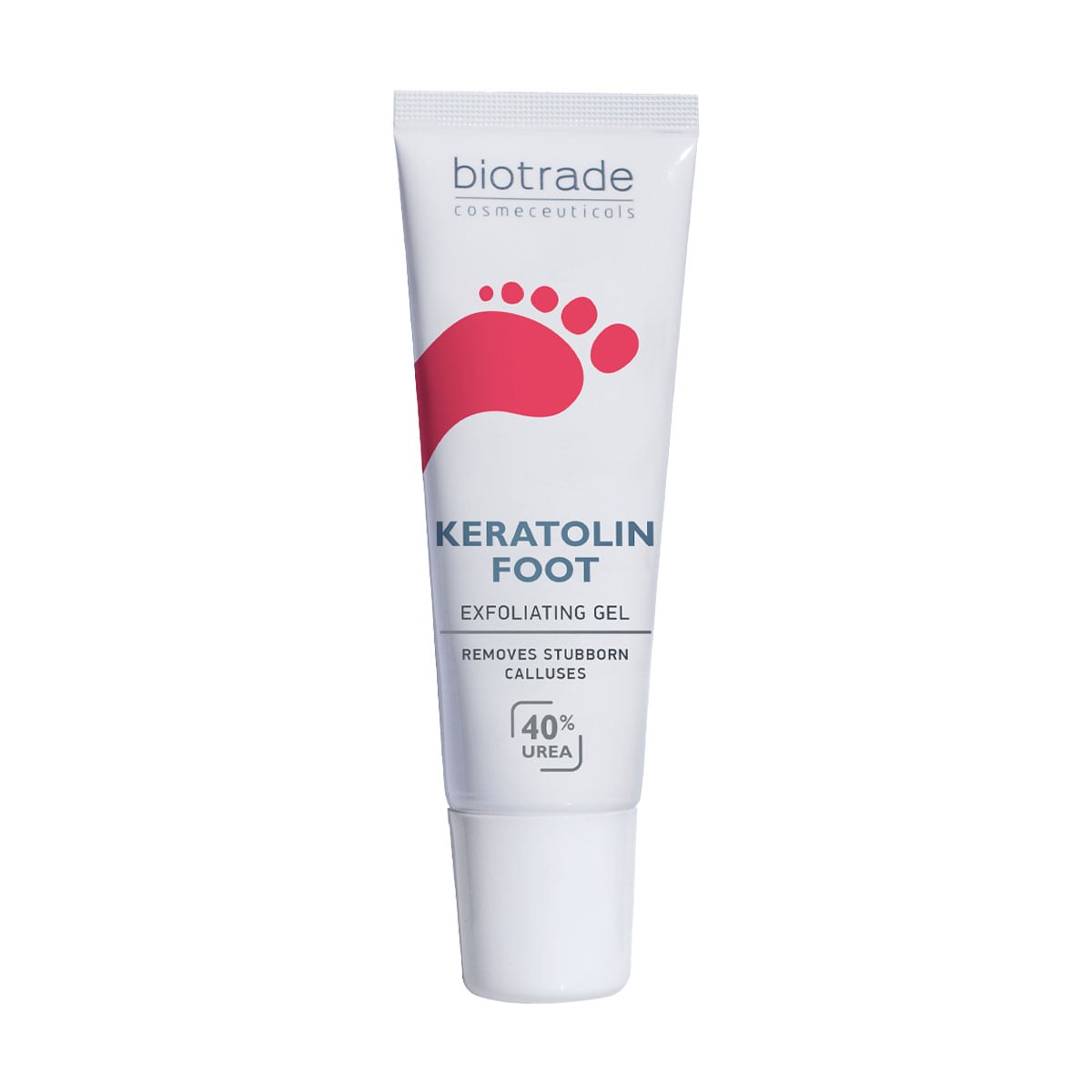 Інтенсивний гель для ніг Biotrade Keratolin Foot Exfoliating Gel з сечовиною 40%, проти загрубілостей та для догляду за нігтями, 15 мл